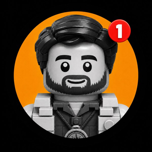 Tileo — brick-built operator avatar